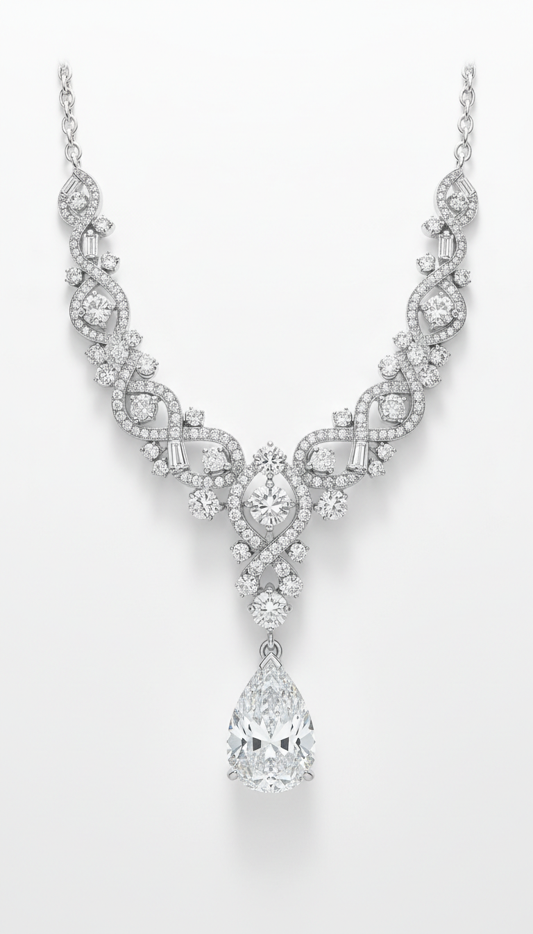 Platinum Diamond Necklace