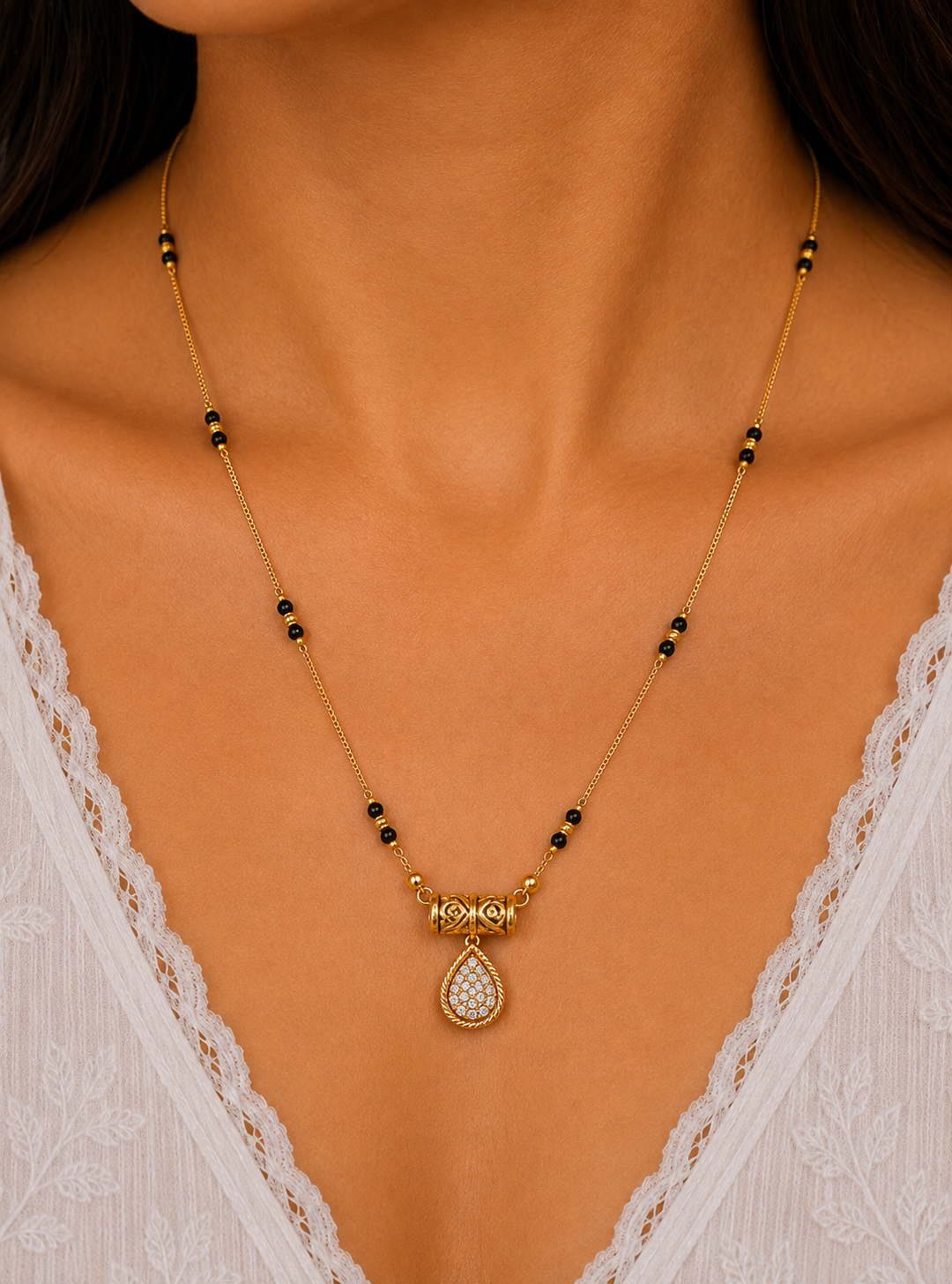 Teardrop Mangalsutra