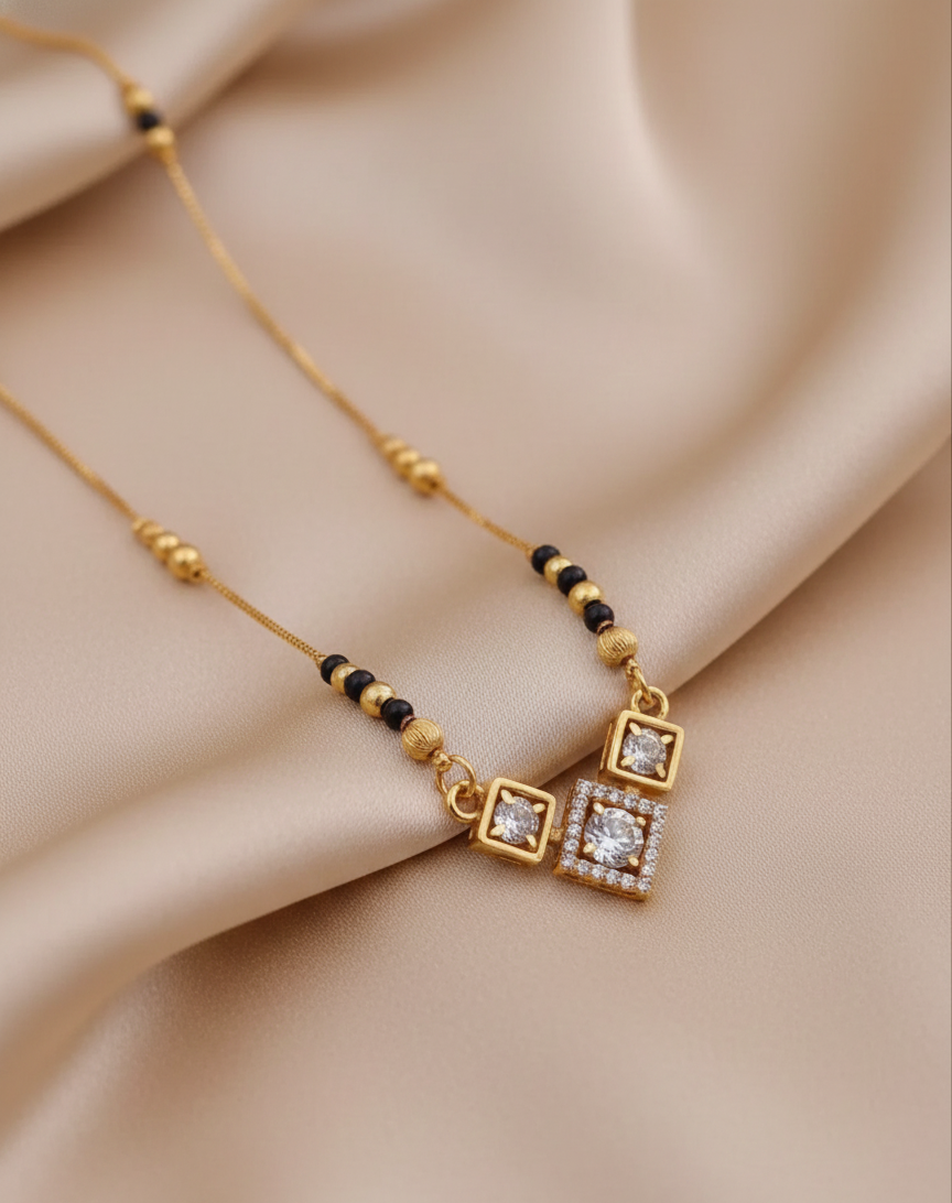 Trio Square Mangalsutra
