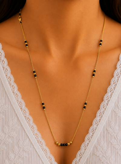 Black Bead Mangalsutra