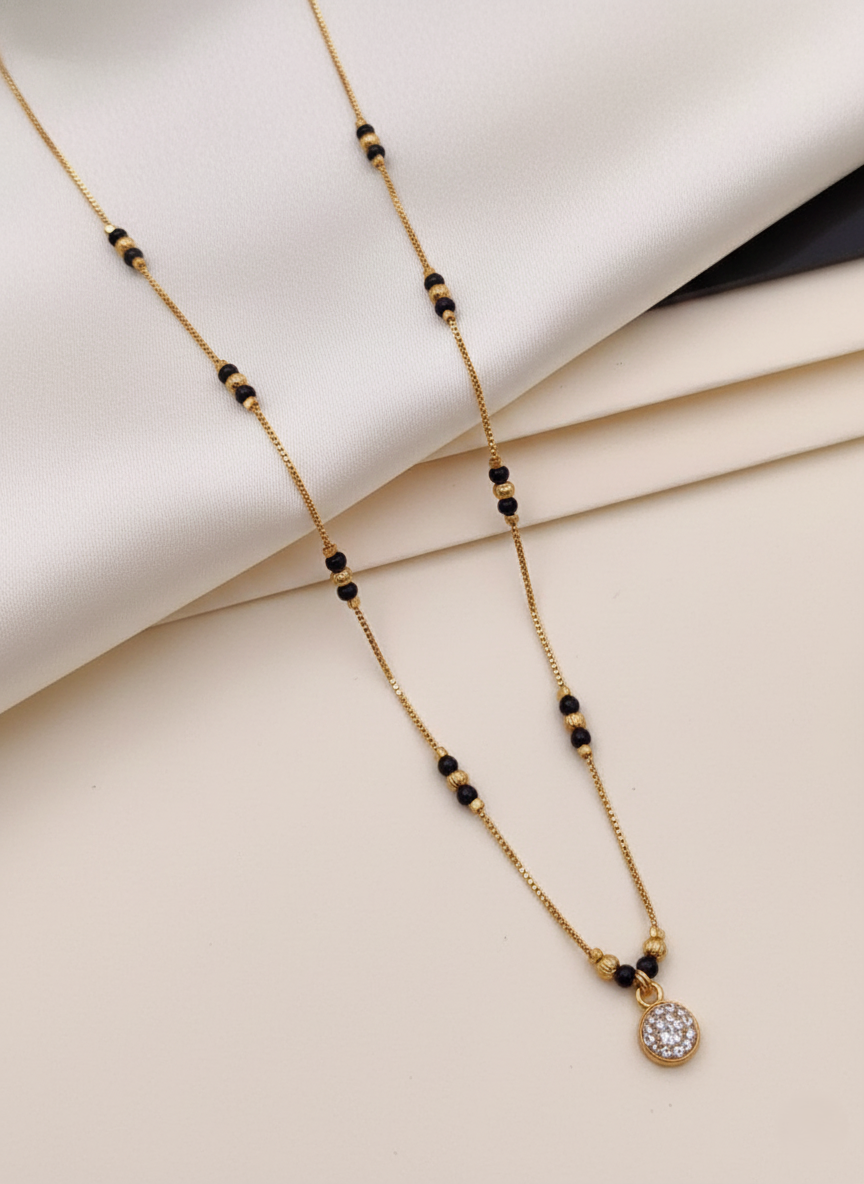 Circle Pendant Mangalsutra